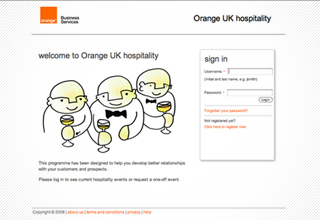 Orange Hospitality UK Website Design