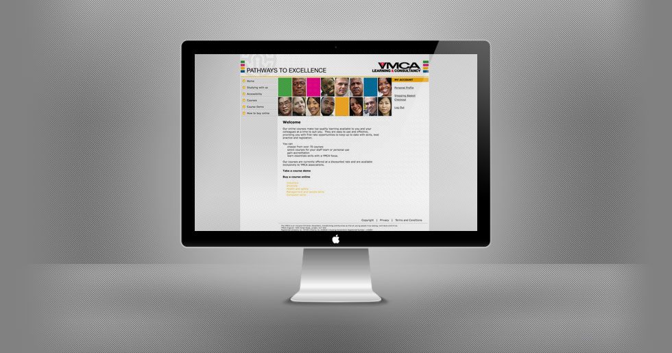 YMCA Online Learning Website Design