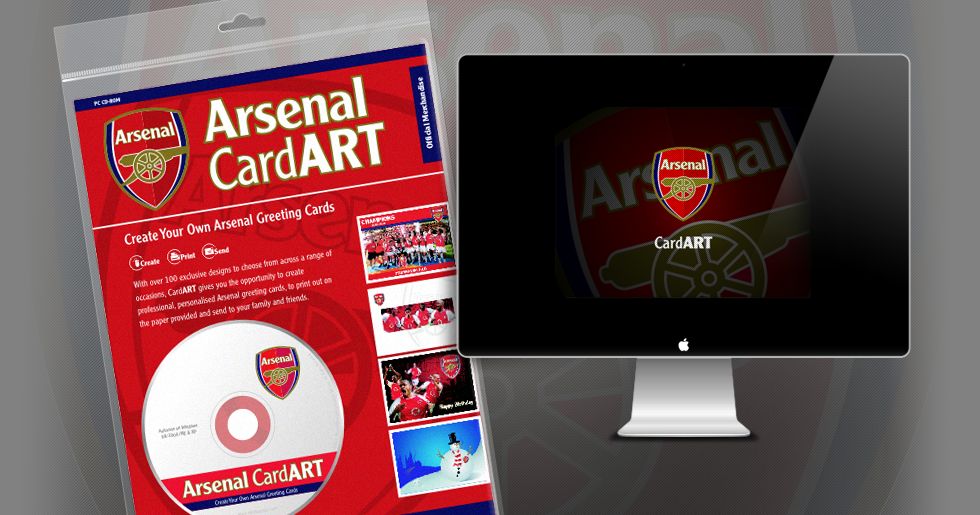 Arsenal Card Art Design